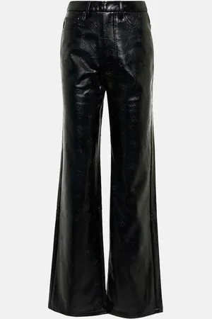 ROTATE Rotie high-rise faux leather pants