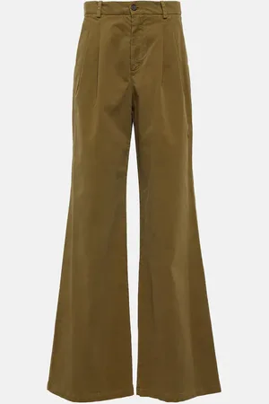 NILI LOTAN Flavie cotton-blend wide-leg pants