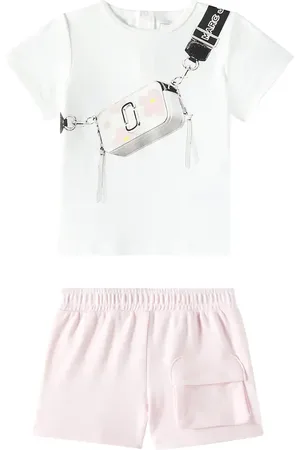 Marc Jacobs Baby cotton T-shirt and shorts set