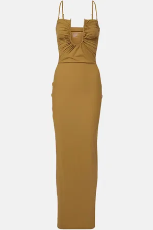 CHRISTOPHER ESBER Ruched maxi dress