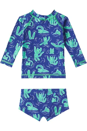 FÁBULA Baby printed rashguard swimsuit