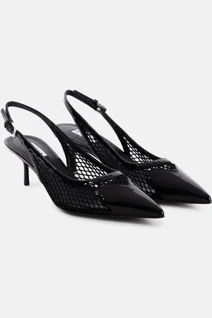 Alaïa Patent leather slingback pumps