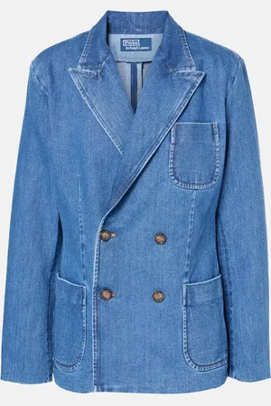 Ralph Lauren Double-breasted denim blazer