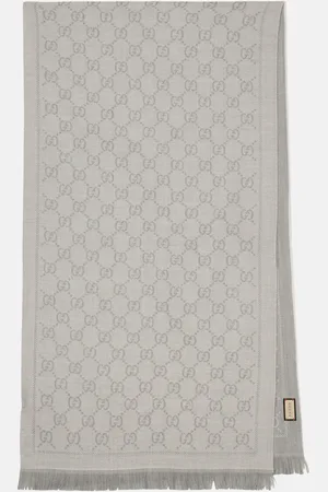 Gucci GG wool jacquard scarf