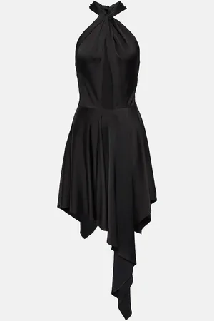 Stella McCartney Cutout asymmetric halterneck dress