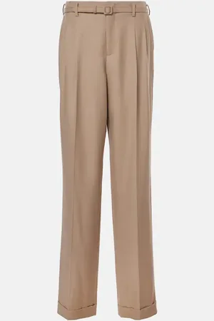 Ralph Lauren Stamford high-rise wool straight pants