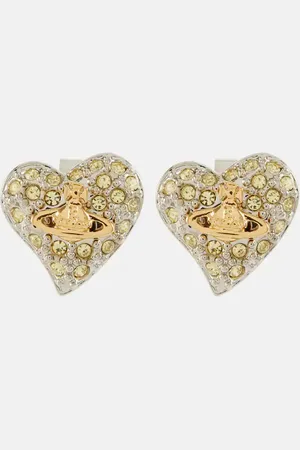 Vivienne Westwood Heart embellished earrings