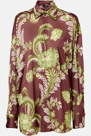 Etro Floral oversized shirt