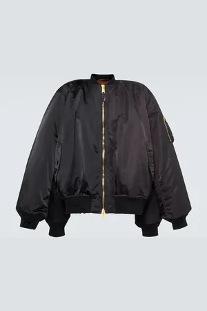 Balenciaga Cotton-trimmed bomber jacket