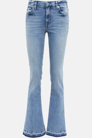 7 for all Mankind Bootcut Tailorless mid-rise jeans