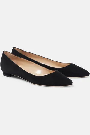 Manolo Blahnik BB suede ballet flats