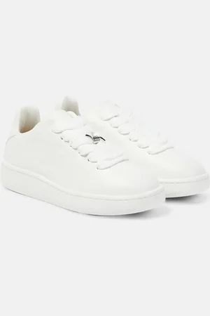 Burberry Box leather sneakers