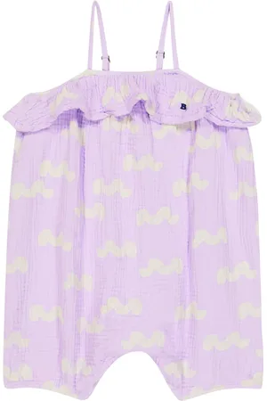 Bobo Choses Baby cotton seersucker playsuit