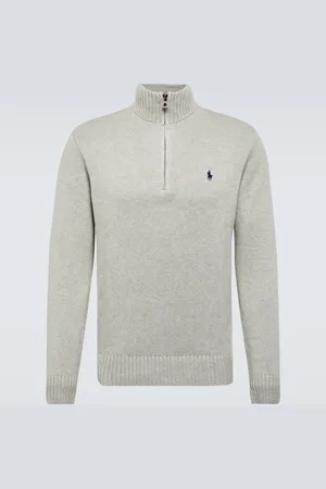 Ralph Lauren Quarter-zip cotton sweater