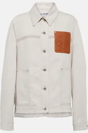 Loewe Anagram cotton and linen jacket