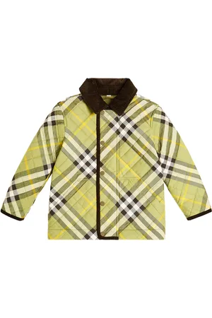 Burberry Burberry Check quilted cotton jacket