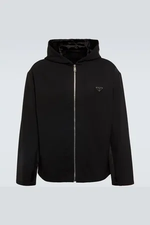 Prada Hooded virgin wool jacket
