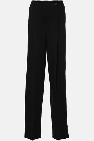 Max Mara Amedea high-rise cady wide-leg pants