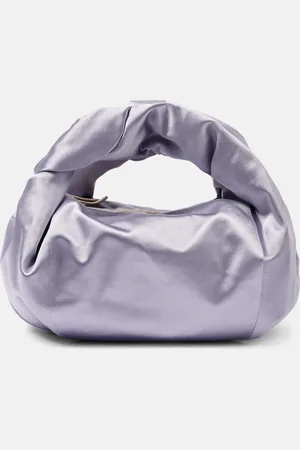 DRIES VAN NOTEN Twist satin tote bag