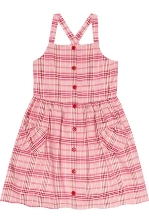 Ralph Lauren Checked cotton poplin dress