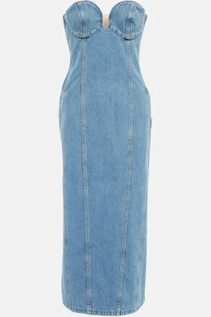 MAGDA BUTRYM Denim midi dress