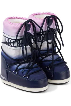 Moon Boot Icon faux leather-trimmed snow boots