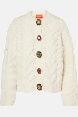 La DoubleJ Portrait embellished cardigan