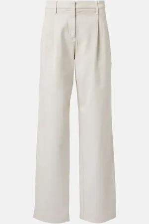 Brunello Cucinelli High-rise wide-leg jeans