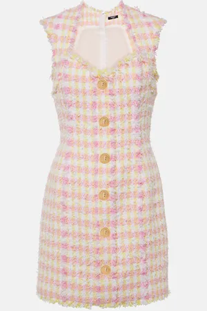 Balmain Miami tweed minidress