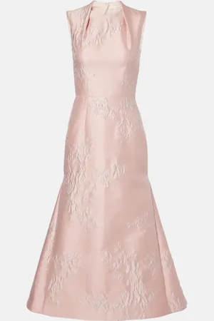 EMILIA WICKSTEAD Kissa floral jacquard cocktail dress