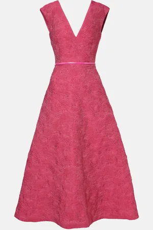 Max Mara Valdese belted midi dress