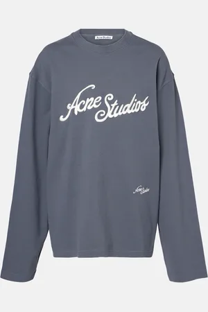 Acne Studios Exford cotton piquÃ© sweater