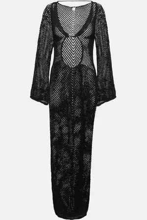Bananhot Rey cutout cotton-blend maxi dress
