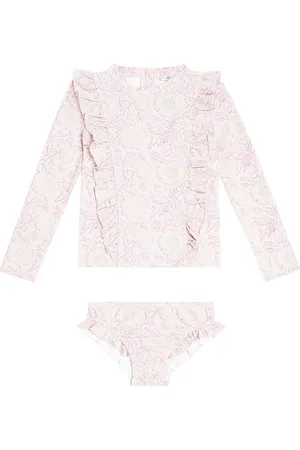 Louise Misha Yanika floral rashguard swimsuit
