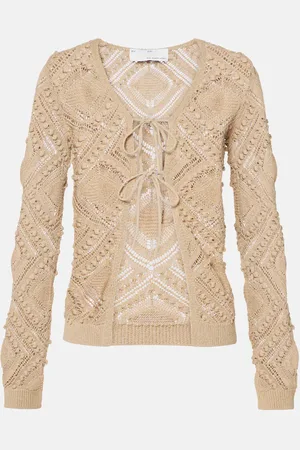 XU ZHI Crochet lace cardigan