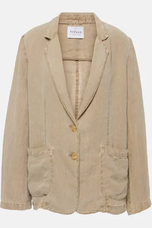 Velvet Lenny linen blazer