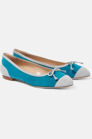 Manolo Blahnik Capbal suede ballet flats
