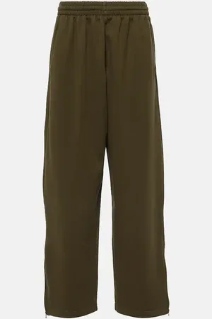 WARDROBE.NYC X Hailey Bieber cotton jersey track pants