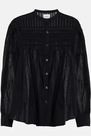 Marant Etoile Plalia oversized cotton blouse
