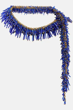 DRIES VAN NOTEN Beaded chain necklace