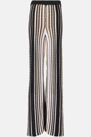 Missoni Striped cotton-blend straight pants