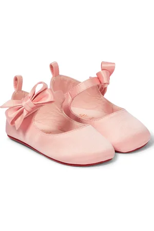 Christian Louboutin Baby Lou Babe satin ballet flats