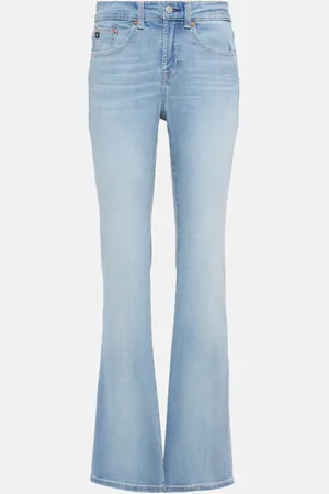 AG Jeans Embroidered flared jeans