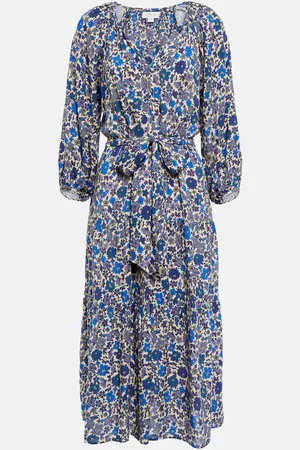 Velvet Maddy floral midi dress