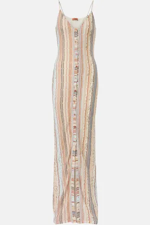 Missoni Striped lamÃ© maxi dress
