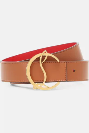 Christian Louboutin CL Logo reversible leather belt