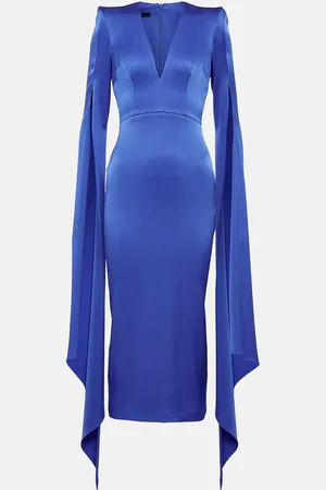 ALEX PERRY CrÃªpe midi dress