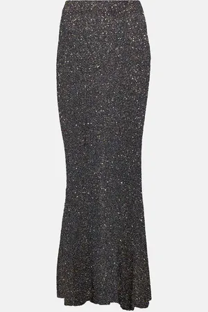 Balenciaga Sequined maxi skirt