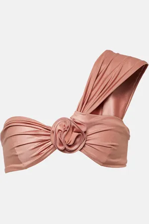 MAGDA BUTRYM Floral-appliquÃ© bikini top