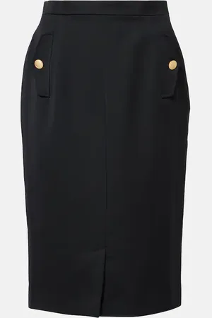 Alessandra Rich Virgin wool pencil skirt